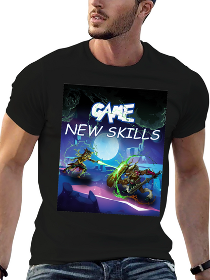 Camiseta Negra Juego - Nuevas Habilidades