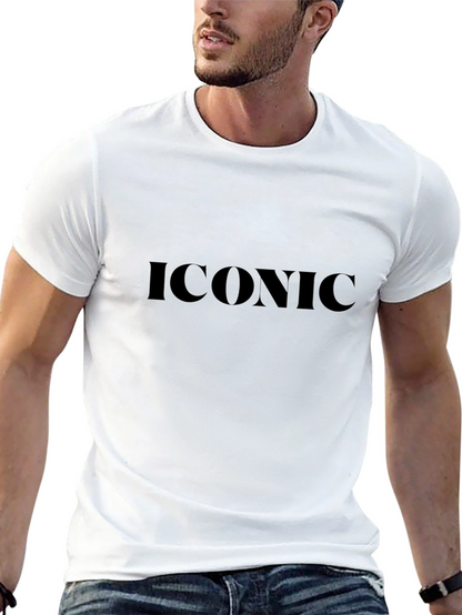 Camiseta Negra Iconic para Hombre
