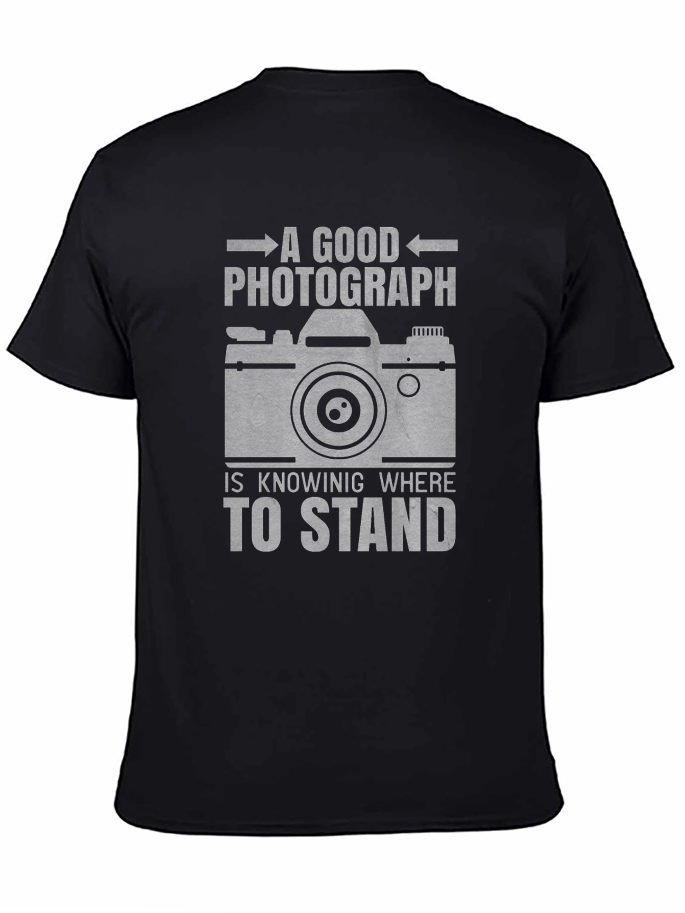 Camiseta Fotografía: Un Buen Fotógrafo