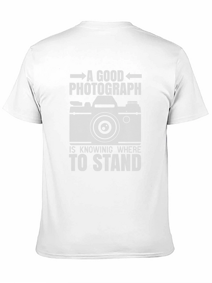 Camiseta Fotografía: Un Buen Fotógrafo