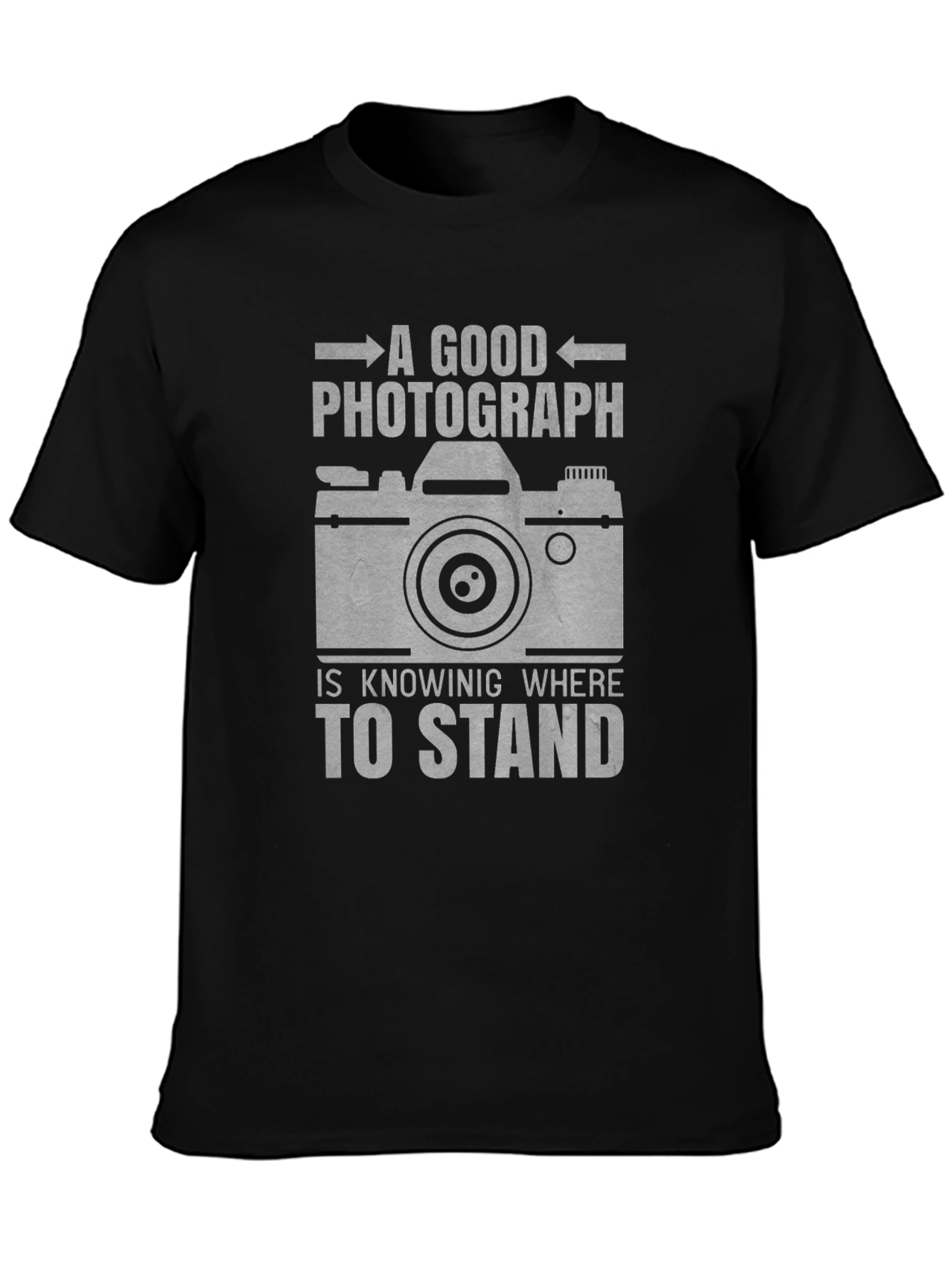 Camiseta Fotografía: Un Buen Fotógrafo