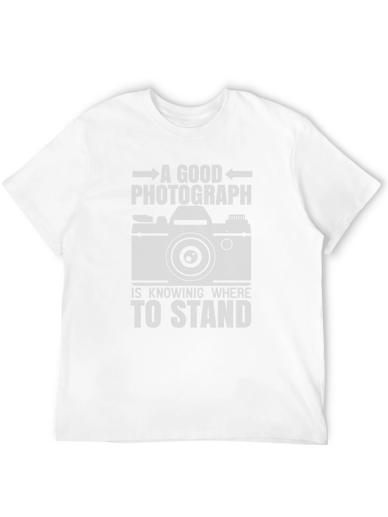 Camiseta Fotografía: Un Buen Fotógrafo