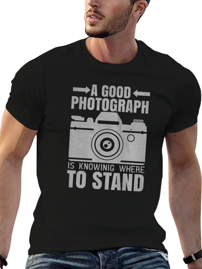 Camiseta Fotografía: Un Buen Fotógrafo