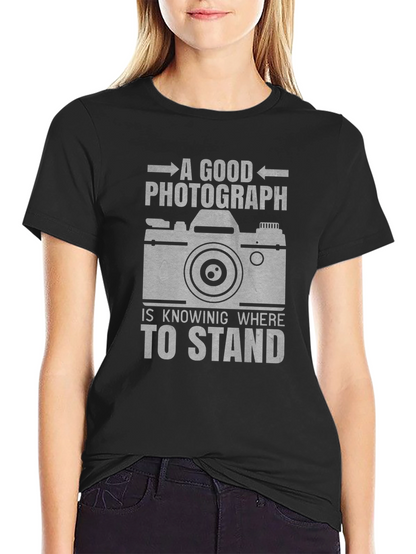 Camiseta Fotografía: Un Buen Fotógrafo