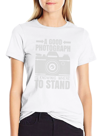 Camiseta Fotografía: Un Buen Fotógrafo