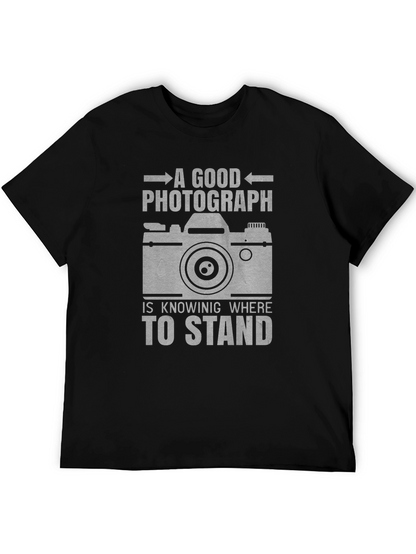 Camiseta Fotografía: Un Buen Fotógrafo