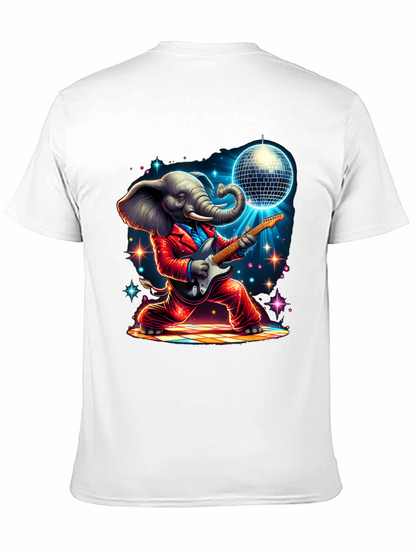 Camiseta Elefante Rockero Disco
