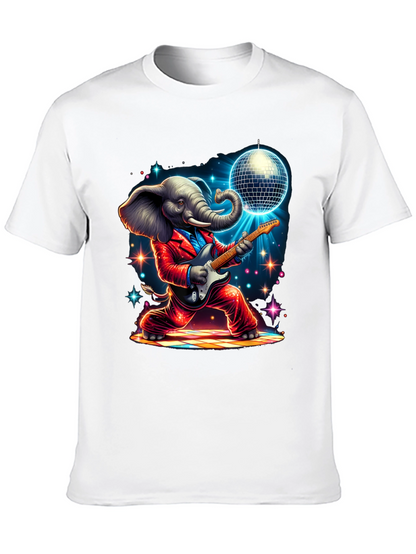 Camiseta Elefante Rockero Disco