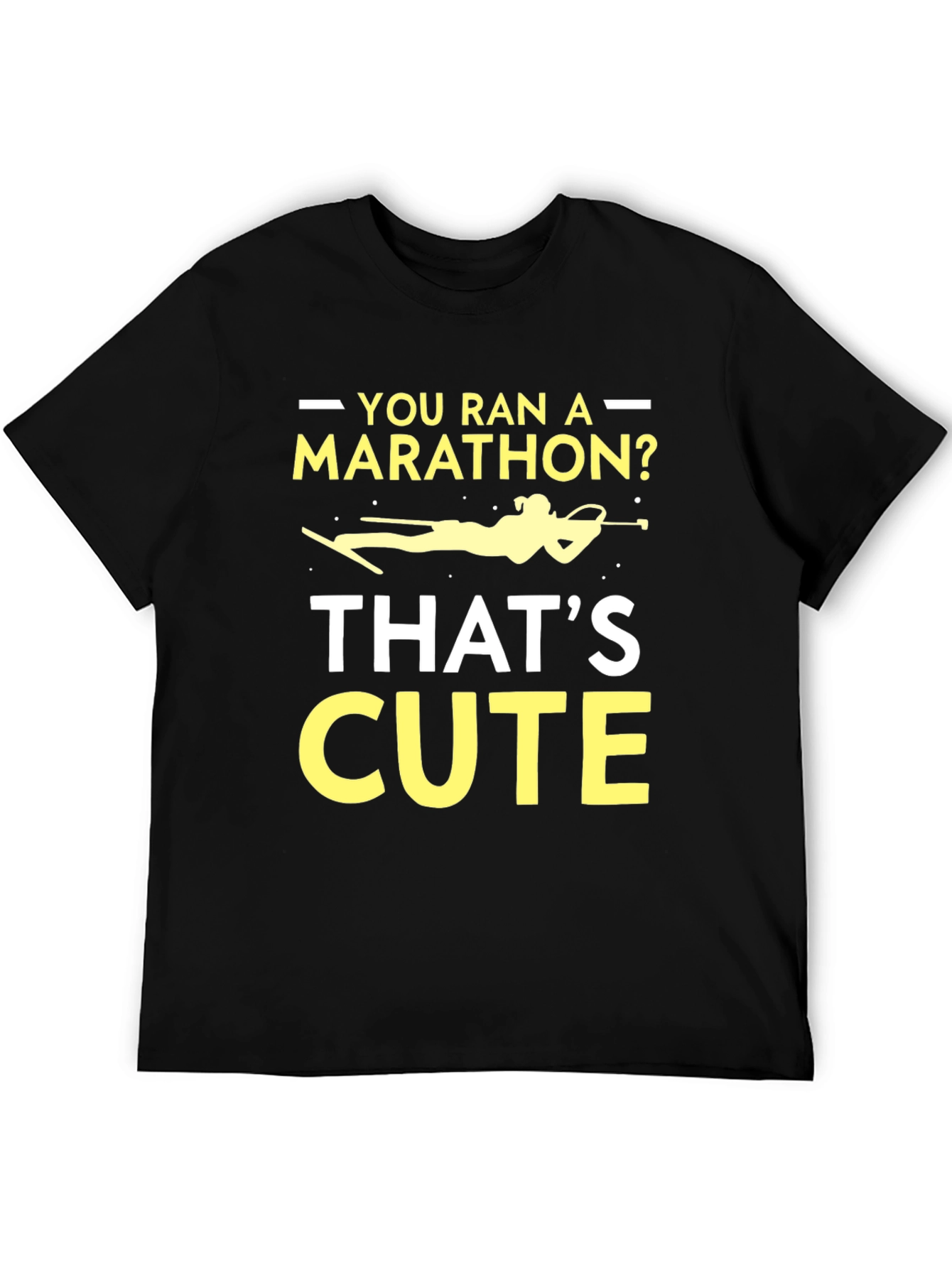 Camiseta Biatlón Maratón - Divertida y Única