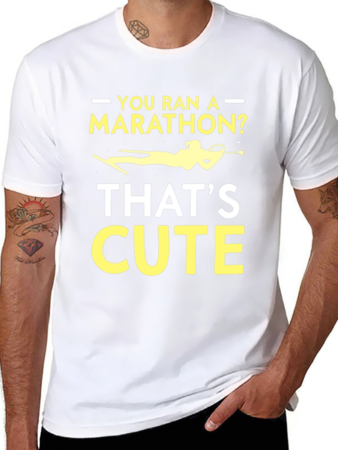 Camiseta Biatlón Maratón - Divertida y Única