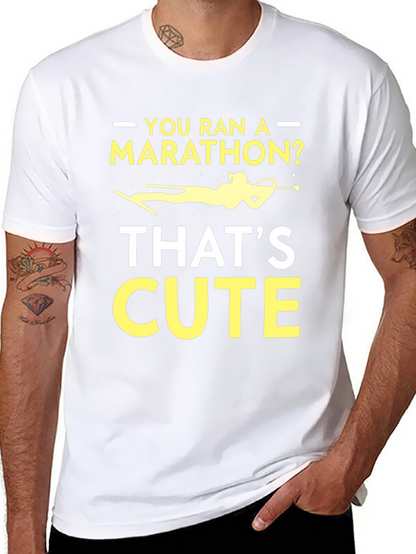 Camiseta Biatlón Maratón - Divertida y Única