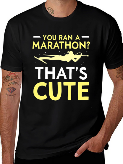 Camiseta Biatlón Maratón - Divertida y Única