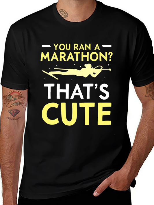 Camiseta Biatlón Maratón - Divertida y Única