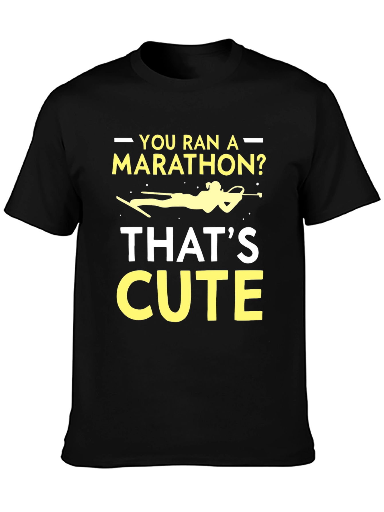 Camiseta Biatlón Maratón - Divertida y Única