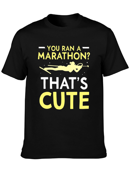 Camiseta Biatlón Maratón - Divertida y Única