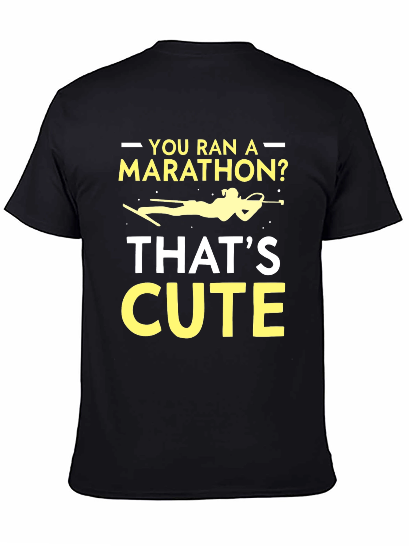 Camiseta Biatlón Maratón - Divertida y Única