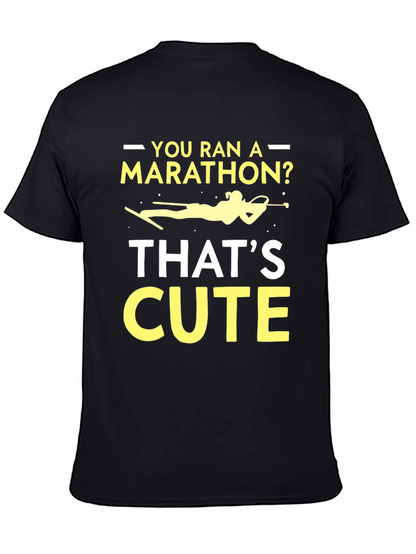 Camiseta Biatlón Maratón - Divertida y Única