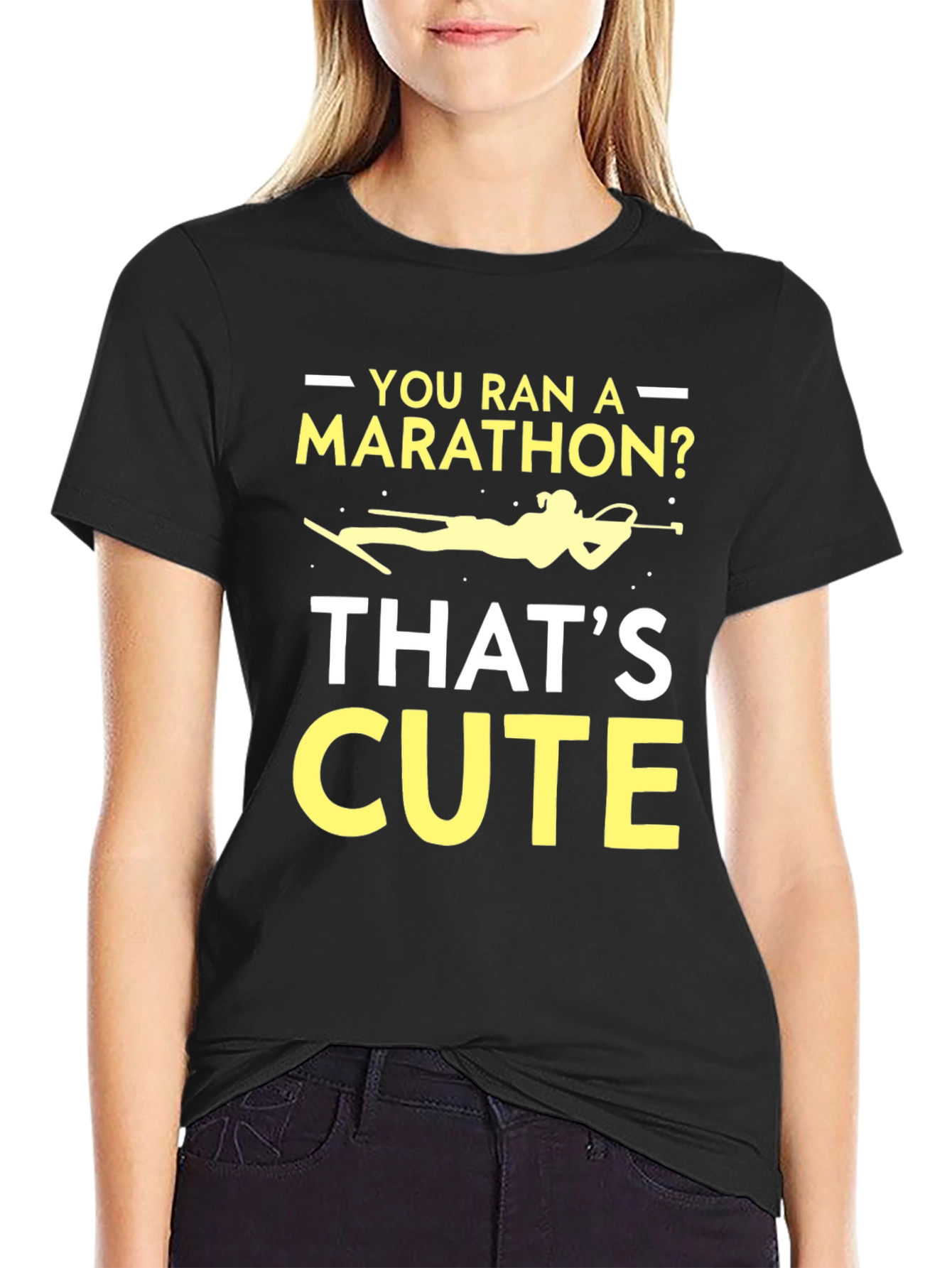 Camiseta Biatlón Maratón - Divertida y Única