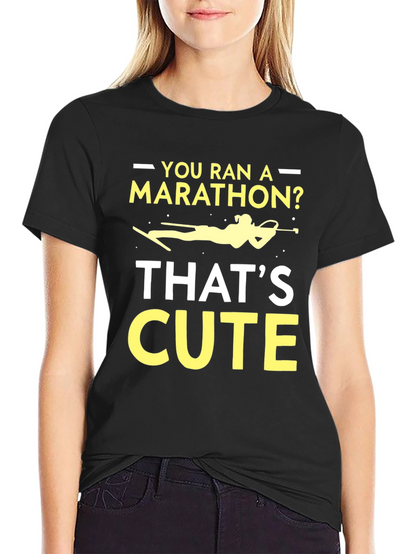 Camiseta Biatlón Maratón - Divertida y Única
