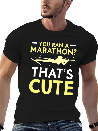 Camiseta Biatlón Maratón - Divertida y Única