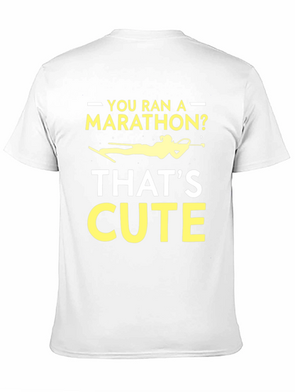 Camiseta Biatlón Maratón - Divertida y Única