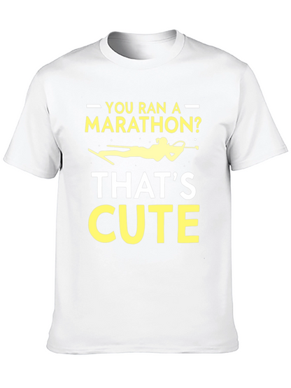 Camiseta Biatlón Maratón - Divertida y Única