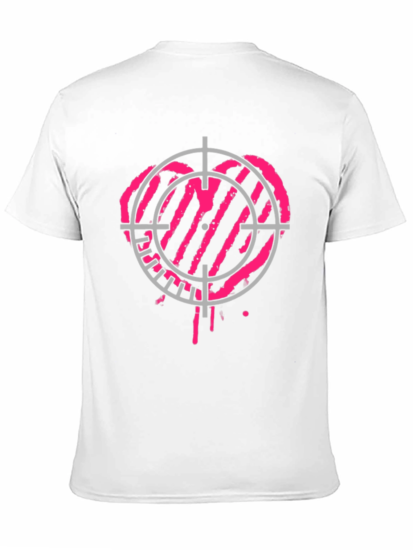 Camiseta Negra con Diana Corazón Rosa