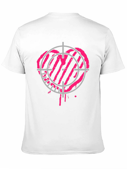 Camiseta Negra con Diana Corazón Rosa