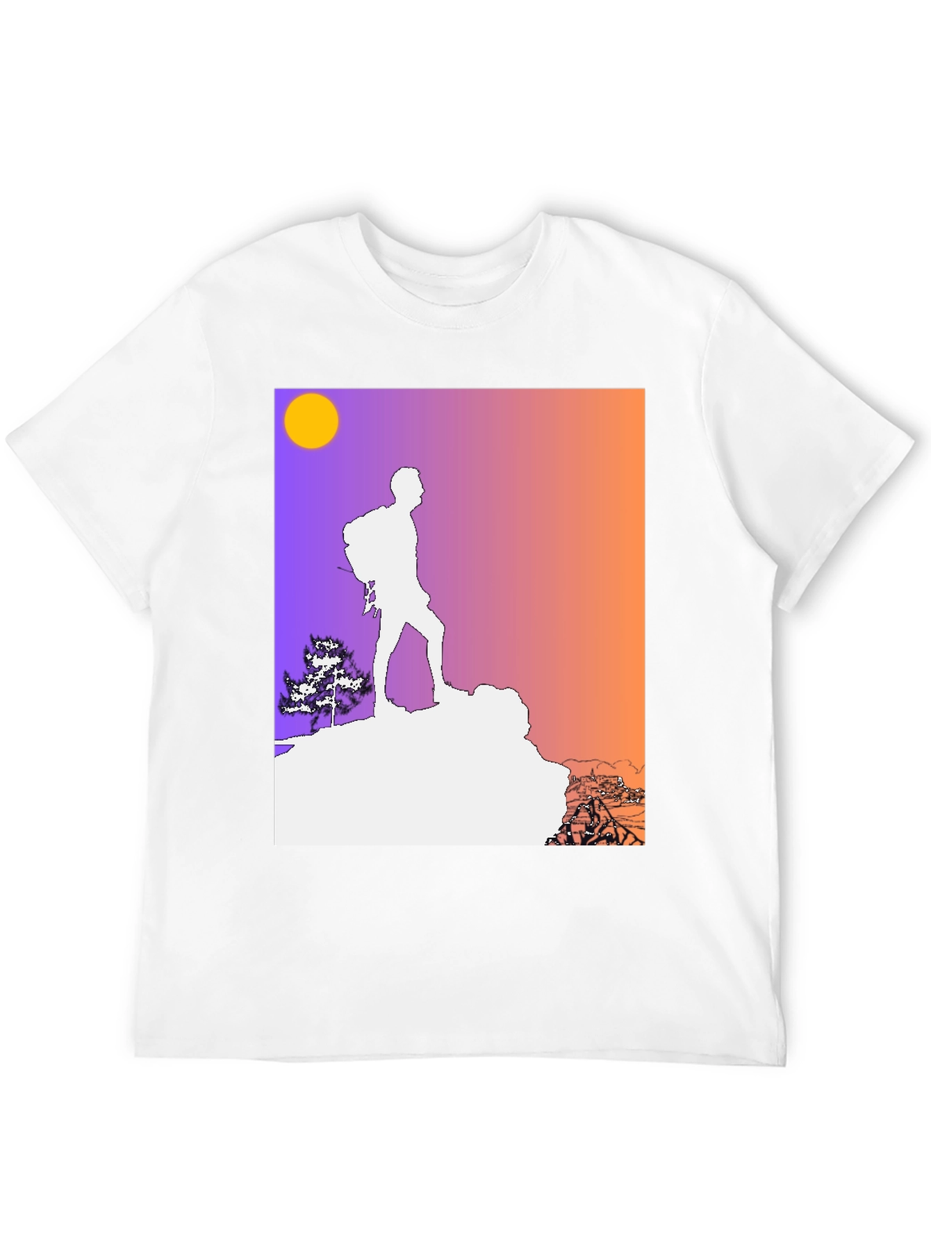 Camiseta Hombre Diseño Montaña Aventura