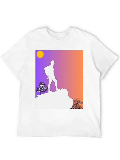 Camiseta Hombre Diseño Montaña Aventura