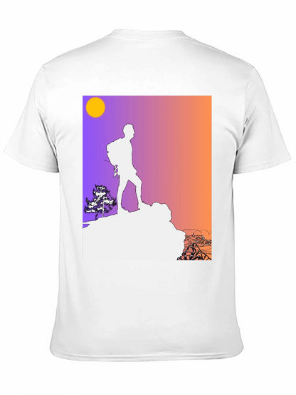 Camiseta Hombre Diseño Montaña Aventura
