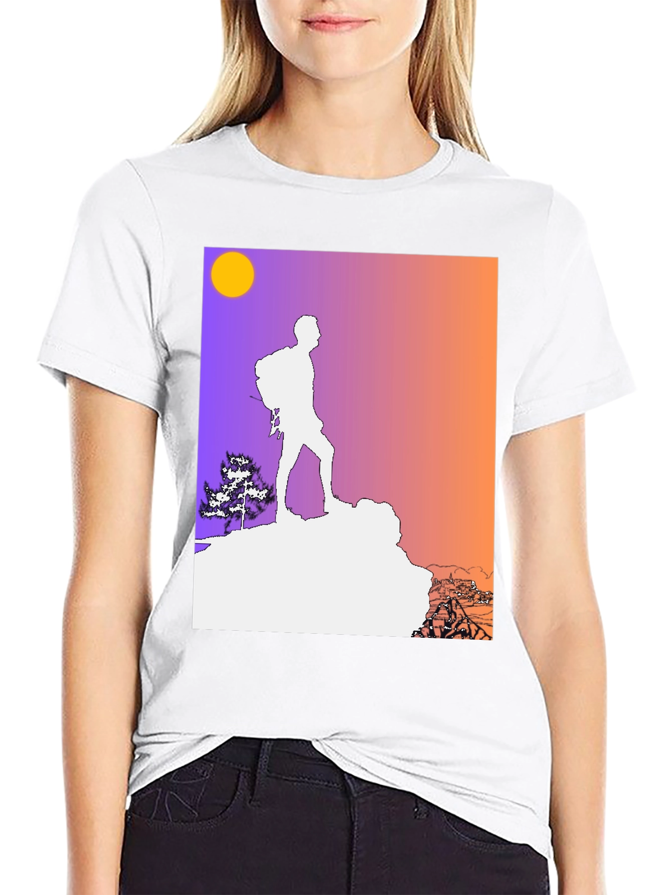 Camiseta Hombre Diseño Montaña Aventura