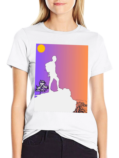 Camiseta Hombre Diseño Montaña Aventura