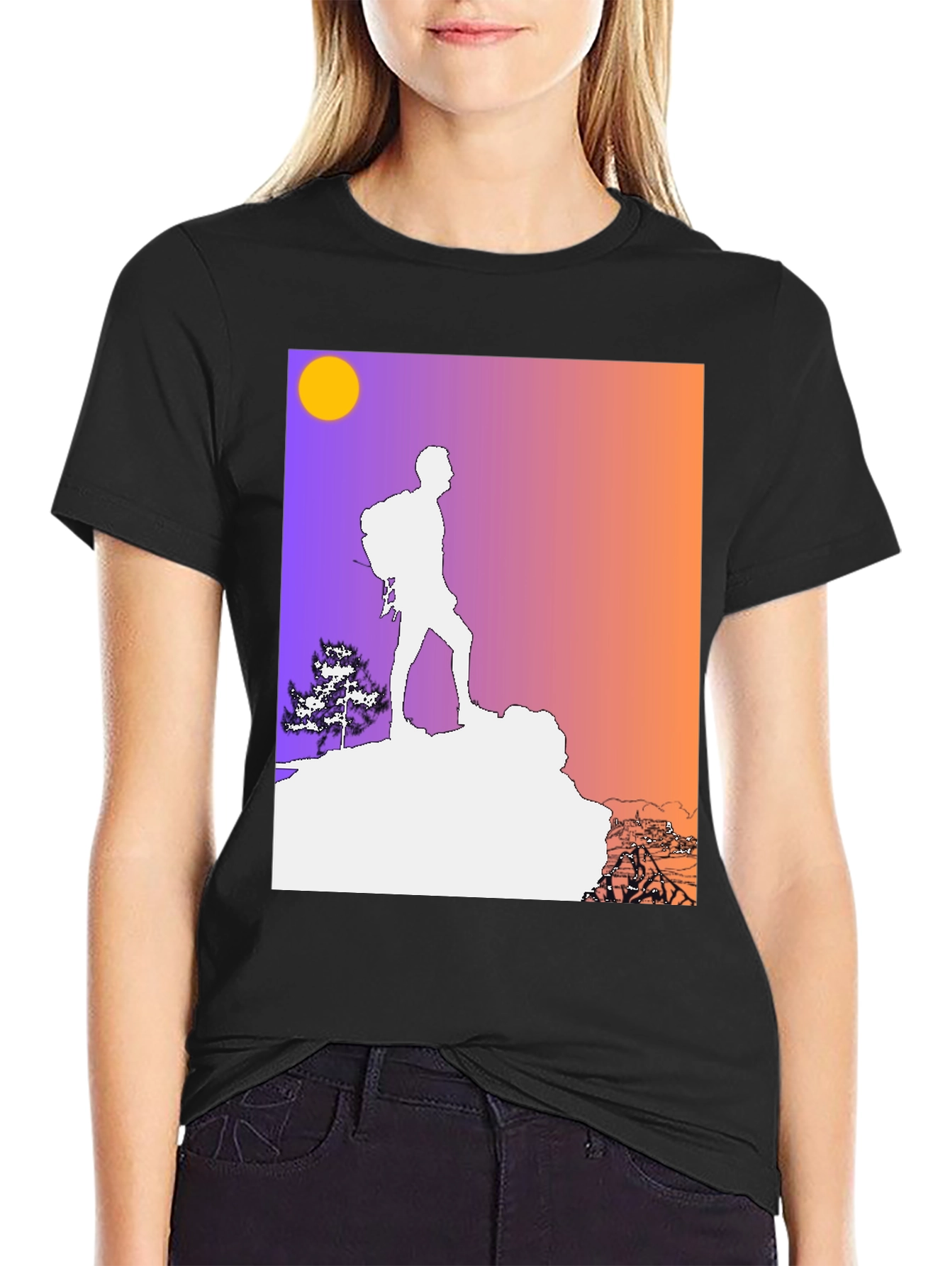 Camiseta Hombre Diseño Montaña Aventura