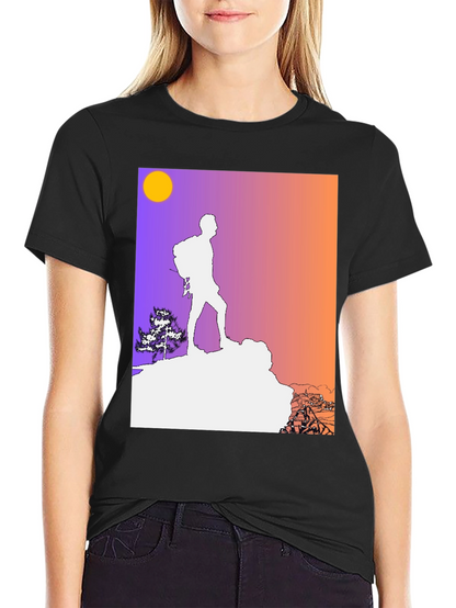 Camiseta Hombre Diseño Montaña Aventura