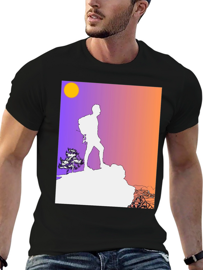 Camiseta Hombre Diseño Montaña Aventura