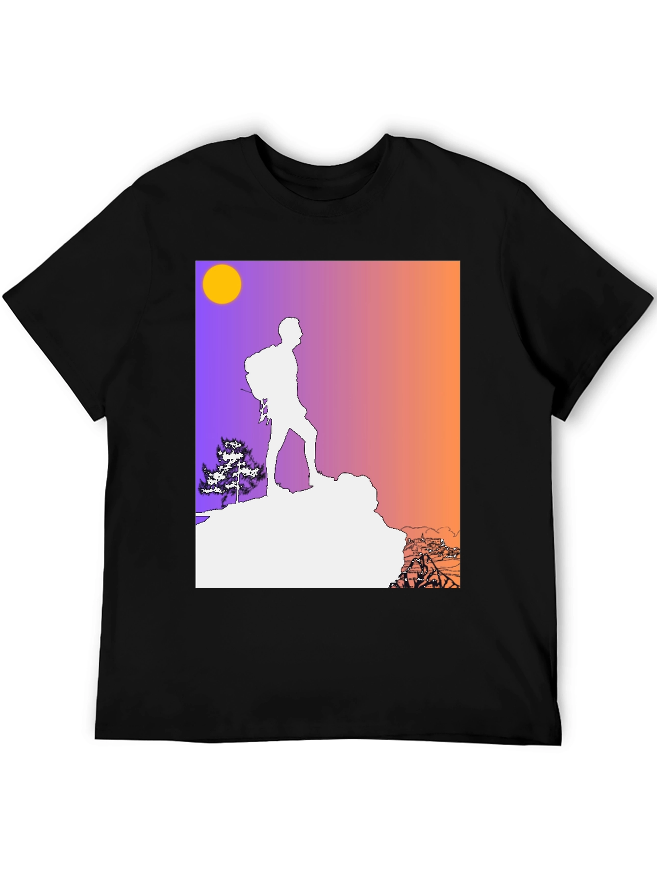 Camiseta Hombre Diseño Montaña Aventura