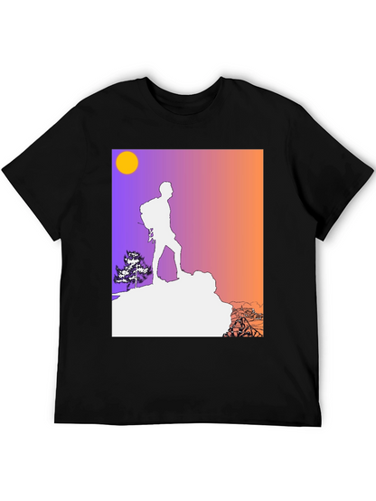 Camiseta Hombre Diseño Montaña Aventura