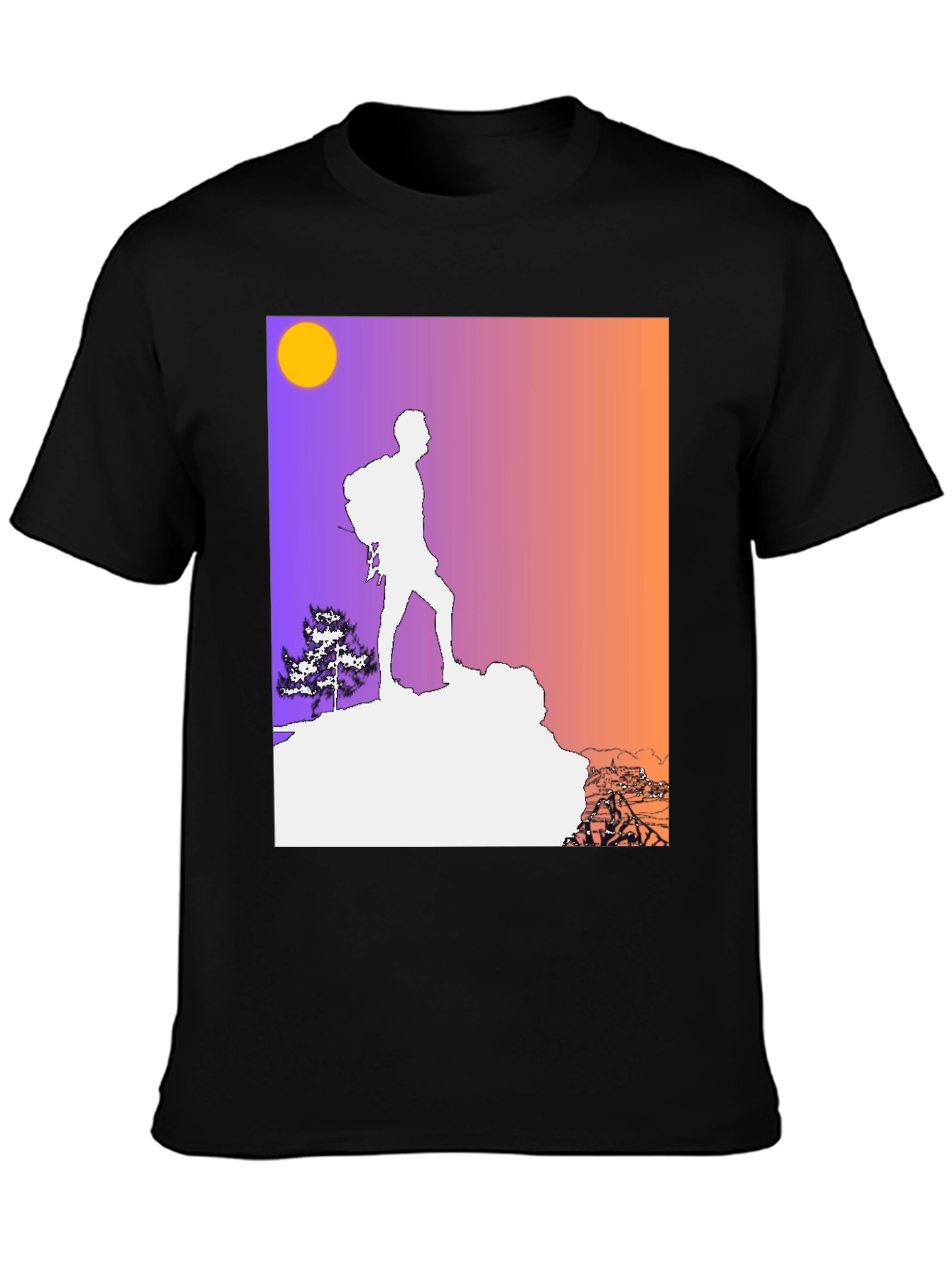 Camiseta Hombre Diseño Montaña Aventura