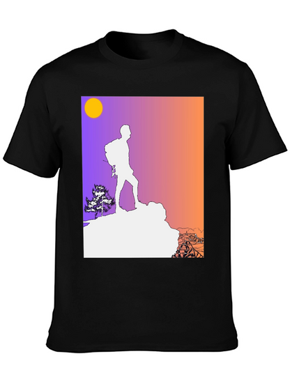 Camiseta Hombre Diseño Montaña Aventura
