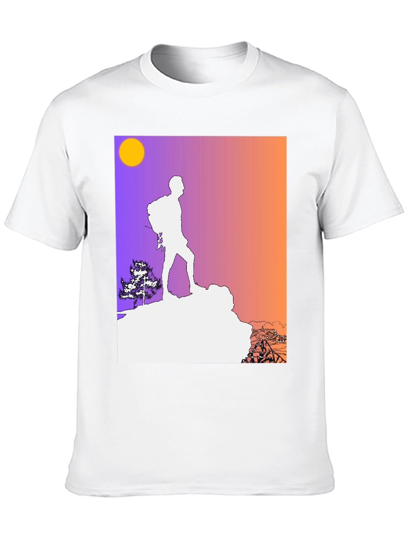 Camiseta Hombre Diseño Montaña Aventura