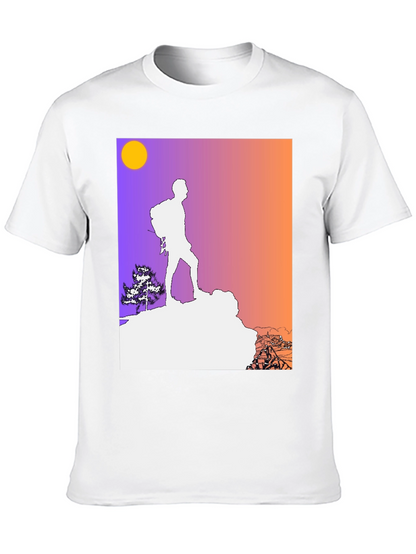 Camiseta Hombre Diseño Montaña Aventura