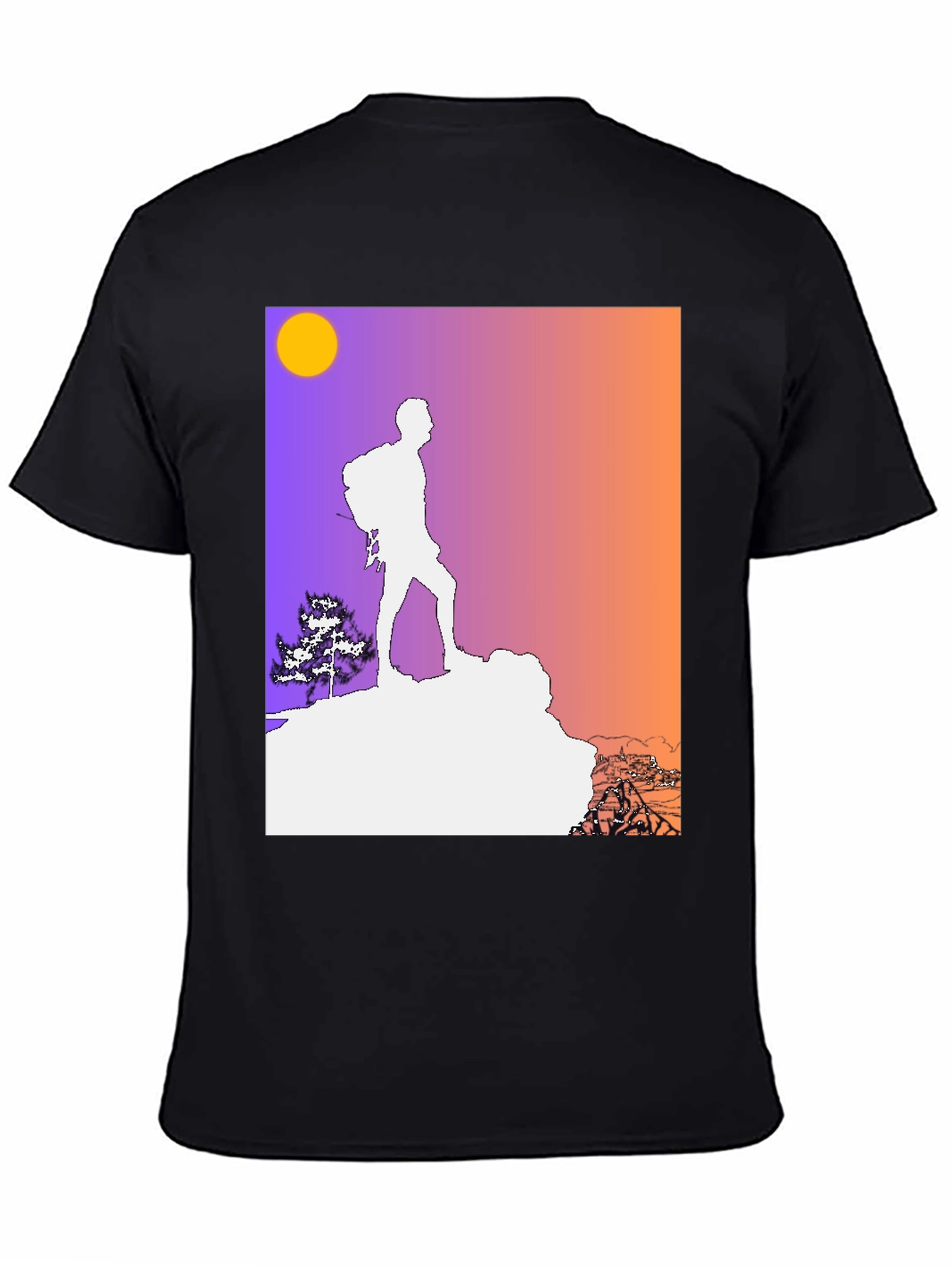 Camiseta Hombre Diseño Montaña Aventura