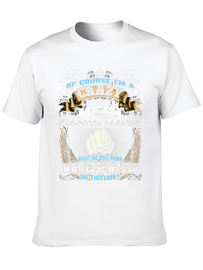 Camiseta Negra: Entrenador Personal Loco