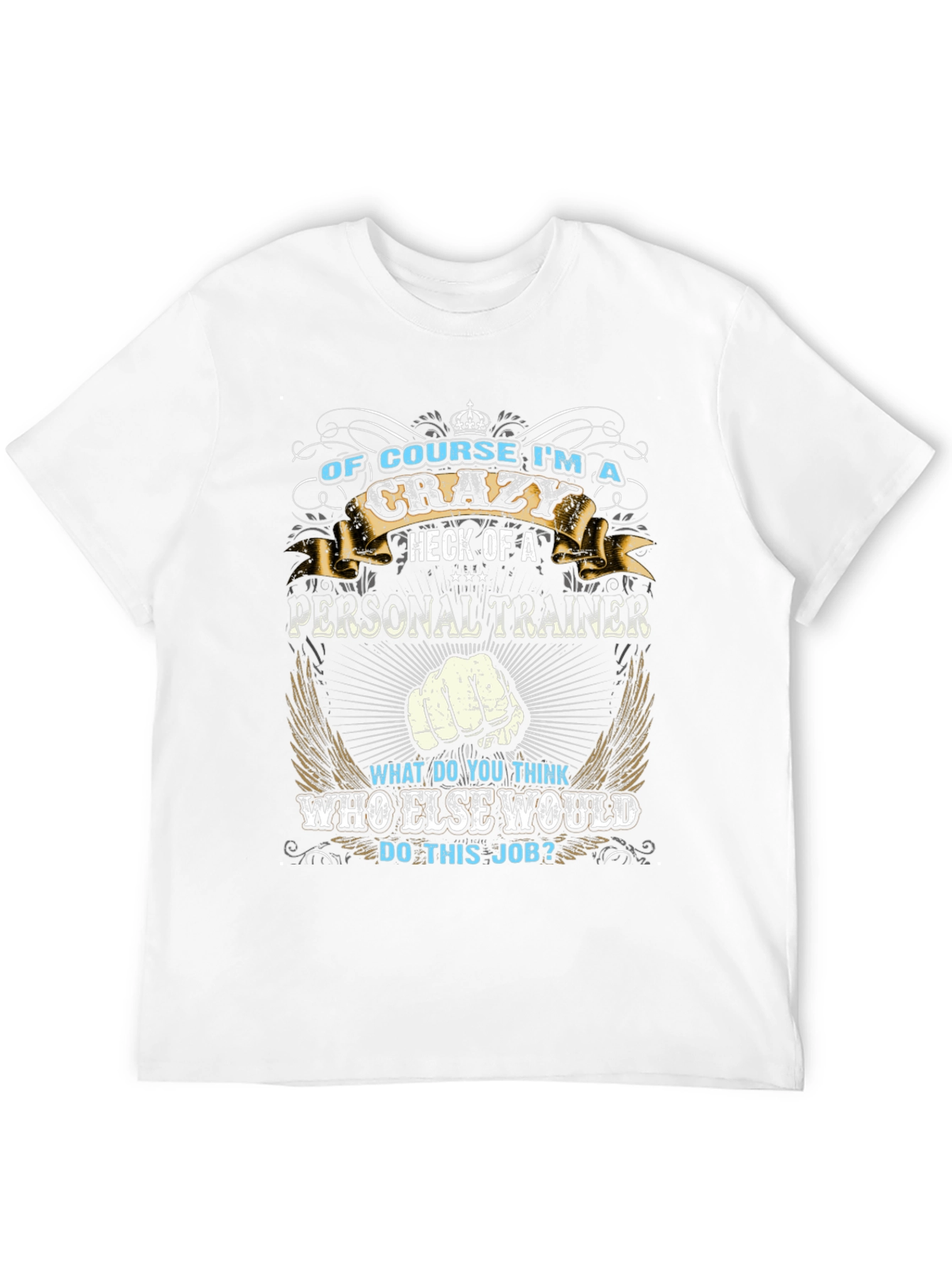 Camiseta Negra: Entrenador Personal Loco
