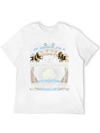 Camiseta Negra: Entrenador Personal Loco