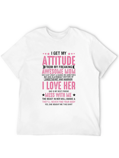 Camiseta Negra con Diseño Divertido para Homenajear a Mamá