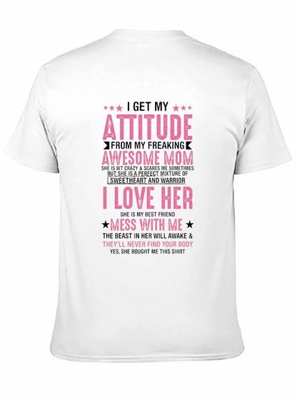 Camiseta Negra con Diseño Divertido para Homenajear a Mamá