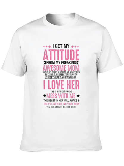 Camiseta Negra con Diseño Divertido para Homenajear a Mamá