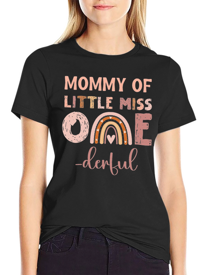Camiseta Mommy of Little Miss One-derful
